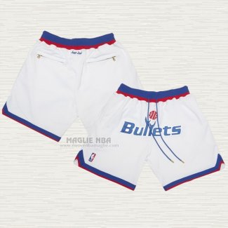 Pantaloncini Washington Wizards Just Don Bianco