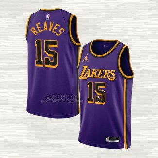 Maglia Austin Reaves NO 15 Los Angeles Lakers Statement 2022-23 Viola