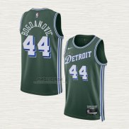 Maglia Bojan Bogdanovic NO 44 Detroit Pistons Citta 2022-23 Verde