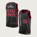 Maglia Carlik Jones NO 22 Chicago Bulls Citta 2023-24 Nero