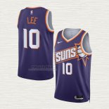 Maglia Damion Lee NO 10 Phoenix Suns Icon 2023-24 Viola