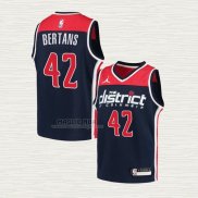 Maglia Davis Bertans Bambino Washington Wizards Association 2020-21 Blu