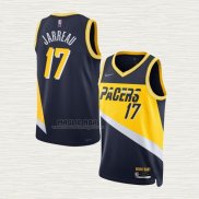 Maglia DeJon Jarreau NO 17 Indiana Pacers Citta 2021-22 Blu