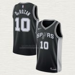 Maglia DeMar DeRozan NO 10 San Antonio Spurs Icon Nero