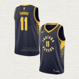 Maglia Domantas Sabonis NO 11 Indiana Pacers Icon Blu