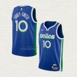 Maglia Dorian Finney-Smith NO 10 Dallas Mavericks Citta 2022-23 Blu