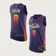 Maglia Grayson Allen NO 8 Phoenix Suns Citta Autentico 2023-24 Viola