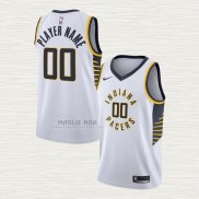 Maglia Indiana Pacers Personalizzate Association 2020-21 Bianco