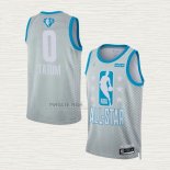 Maglia Jayson Tatum NO 0 Boston Celtics All Star 2022 Grigio