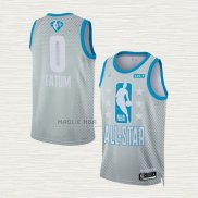 Maglia Jayson Tatum NO 0 Boston Celtics All Star 2022 Grigio