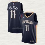 Maglia Jrue Holiday NO 11 New Orleans Pelicans Icon 2020-21 Blu