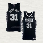 Maglia Keita Bates-Diop NO 31 San Antonio Spurs Statement 2022-23 Nero