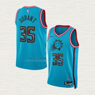 Maglia Kevin Durant NO 35 Phoenix Suns Citta 2022-23 Blu