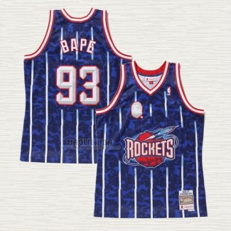 Maglia NO 93 Boston Celtics Hardwood Classic Bape Blu