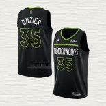 Maglia P.J. Dozier NO 35 Minnesota Timberwolves Statement 2022-23 Nero