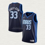 Maglia Willie Cauley-Stein NO 33 Dallas Mavericks Earned 2020-21 Blu