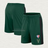 Pantaloncini Milwaukee Bucks 75th Anniversary Verde