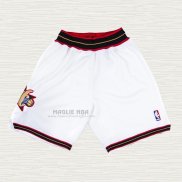 Pantaloncini Philadelphia 76ers Bianco2