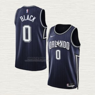 Maglia Anthony Black NO 0 Orlando Magic Citta 2023-24 Blu