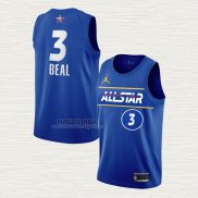 Maglia Bradley Beal NO 3 Washington Wizards All Star 2021 Blu