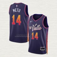 Maglia Chimezie Metu NO 14 Phoenix Suns Citta 2023-24 Viola