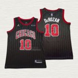 Maglia Demar Derozan NO 10 Chicago Bulls Statement 2020-21 Nero