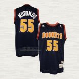 Maglia Dikembe Mutombo NO 55 Denver Nuggets Throwback Nero2