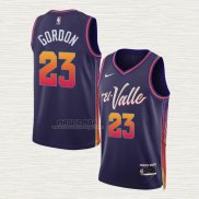 Maglia Eric Gordon NO 23 Phoenix Suns Citta 2023-24 Viola