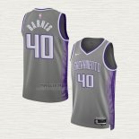 Maglia Harrison Barnes NO 40 Sacramento Kings Citta 2022-23 Grigio