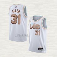 Maglia Jarrett Allen NO 31 Cleveland Cavaliers Citta 2022-23 Bianco