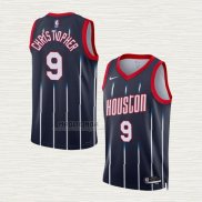 Maglia Josh Christopher NO 9 Houston Rockets Citta 2022-23 Nero