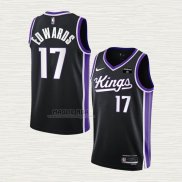 Maglia Kessler Edwards NO 17 Sacramento Kings Icon 2023-24 Nero