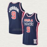 Maglia Michael Jordan NO 9 Chicago Bulls USA 1992 Blu