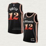 Maglia NO 12 Atlanta Hawks Citta 2022-23 Nero De'andre Hunter