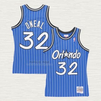 Maglia NO 32 Orlando Magic Throwback Blu Shaquille O'Neal