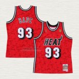 Maglia NO 93 Miami Heat Mitchell & Ness Bape Rosso