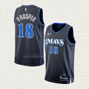 Maglia Olivier-Maxence Prosper NO 18 Dallas Mavericks Citta 2023-24 Blu