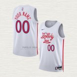 Maglia Philadelphia 76ers Personalizzate Citta 2022-23 Bianco