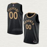 Maglia Toronto Raptors Personalizzate Citta 2022-23 Nero