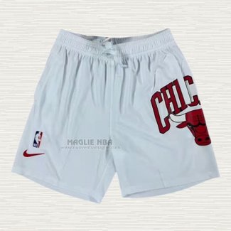 Pantaloncini Chicago Bulls Just Don Big Logo Bianco