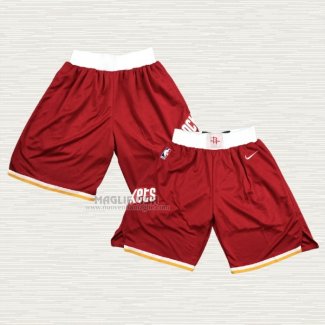 Pantaloncini Houston Rockets Hardwood Classics Rosso