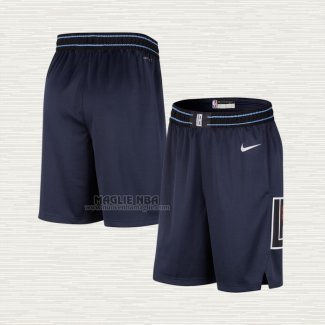 Pantaloncini Los Angeles Clippers Citta 2023-24 Blu