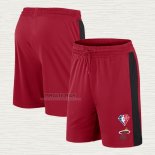 Pantaloncini Miami Heat 75th Anniversary Rosso