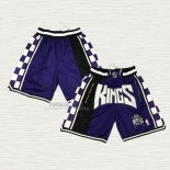 Pantaloncini Sacramento Kings 1998-99 Viola