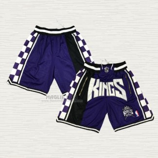 Pantaloncini Sacramento Kings 1998-99 Viola