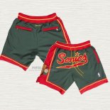 Pantaloncini Seattle SuperSonics Just Don Verde