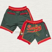 Pantaloncini Seattle SuperSonics Just Don Verde