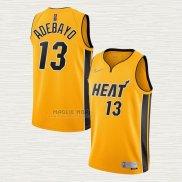 Maglia Bam Adebayo NO 13 Miami Heat Earned 2020-21 Or