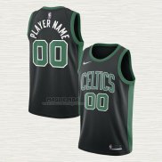 Maglia Boston Celtics Personalizzate Statement 2020-21 Nero