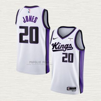 Maglia Colby Jones NO 20 Sacramento Kings Association 2023-24 Bianco